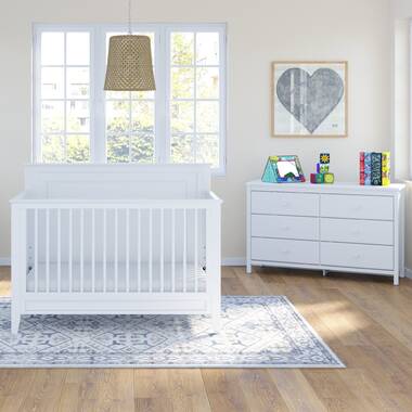 Baby crib store with dresser